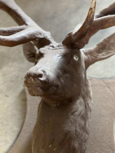 CAST IRON DEER HEAD 